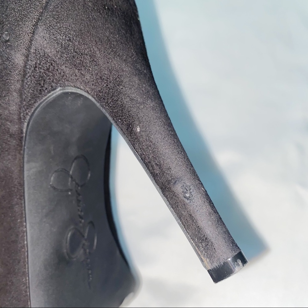 Jessica Simpson Black Suede Heels - Picture 6 of 6